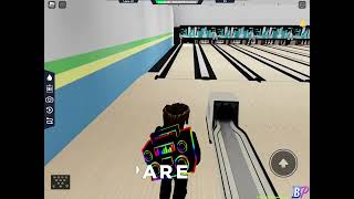 Bowling on Roblox! 3/16/24