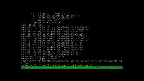 Instalando QUAGGA - RIP,  OSPF e  BGP