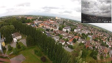 battery low emergency crash landing gopro & DVR footage