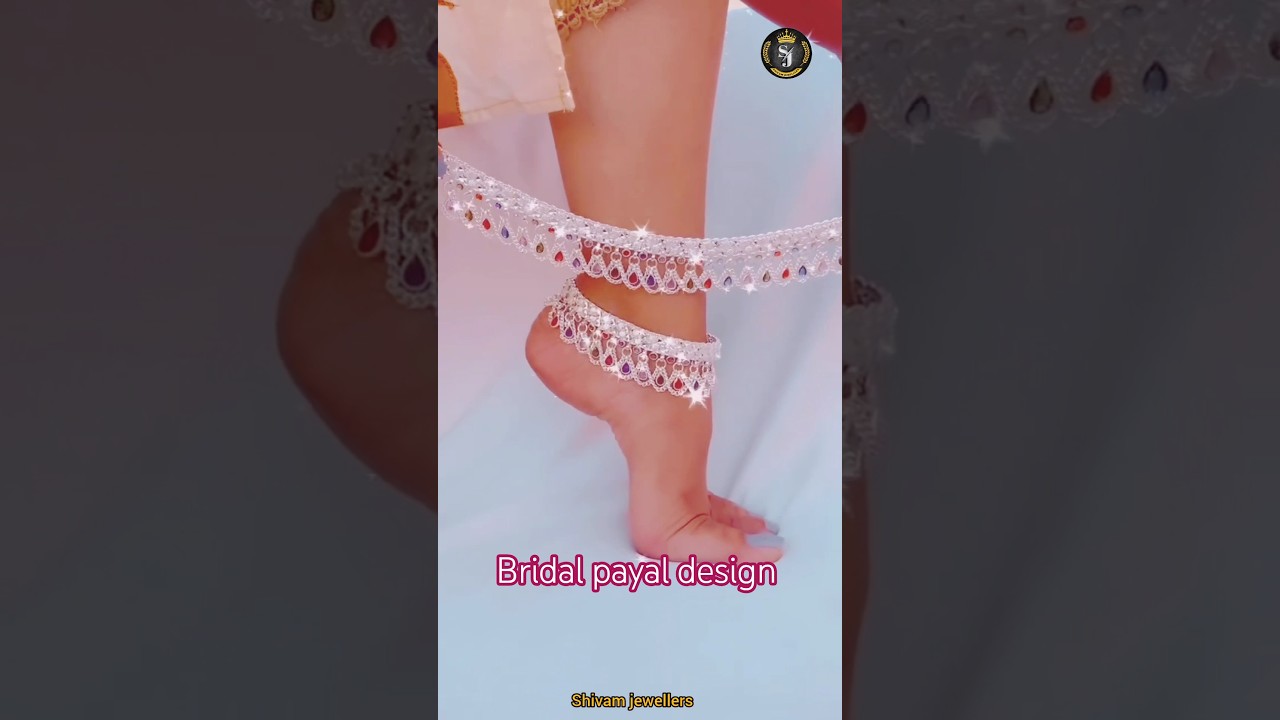 Bridal Pajeb Stone Anklets Design 💫✨🥰