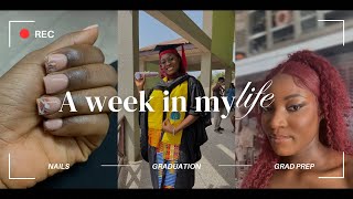 I GRADUATED with DISTINCTION | Grad Prep + Errands | Weekly Vlog #weeklyvlog #graduation2023 #vlog