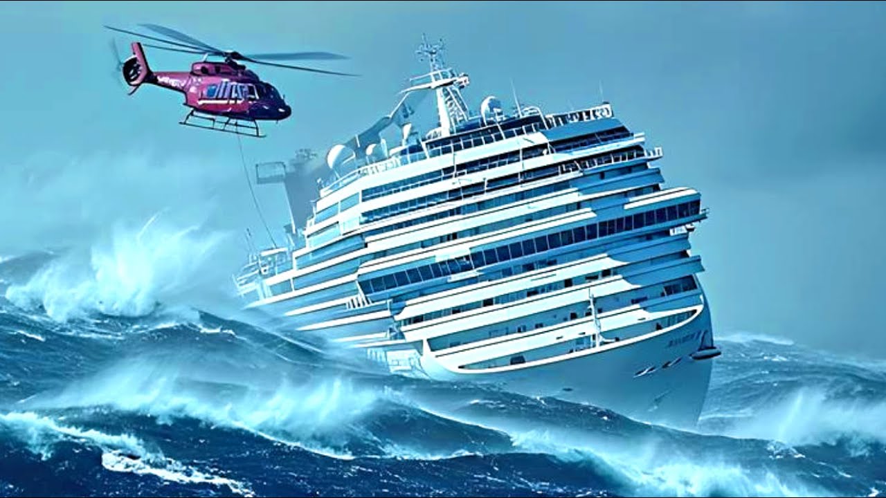 Cruise Ships Hold Blows Of Angry Nature In Storm