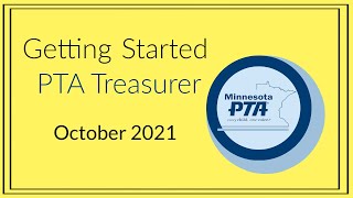 Getting Started as PTA Treasurer