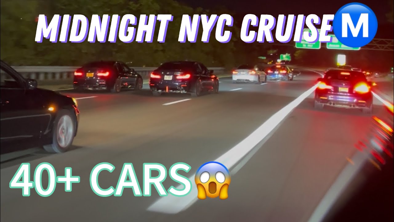 Полуночный Нью-Йорк Ⓜ️Круиз пошёл не так/правильно?! (более 40 машин) (катастрофа в конце)