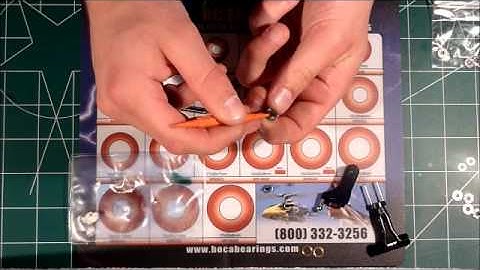 How to: Install blade-grip bearings on the Trex 450 Pro