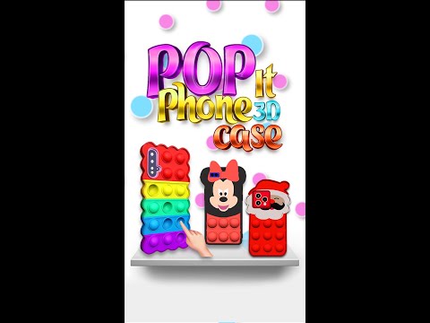 Pop It Phone Case 3D DIY Toys