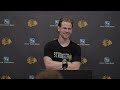 BOWEN BYRAM talks to media ahead of his EXTENSION | Chicago Blackhawks