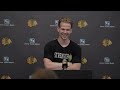 BOWEN BYRAM talks to media ahead of his EXTENSION | Chicago Blackhawks
