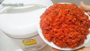 Cách nấu xôi gấc bằng nồi cơm điện ngon chắc chắn thành công