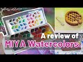 A Review of the MIYA Artist Watercolor Set - 36 Colors