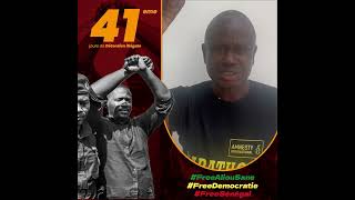 FREE ALIOU SANE#41ème jour de détention illégale et arbitraire #FreeAliouSané