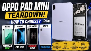The OPPO Pad Mini teardown is here! How to choose between it and mini from Huawei, Xiaomi,Red Magic?