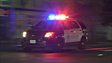 LAPD Hollywood Units Reponding Code 3