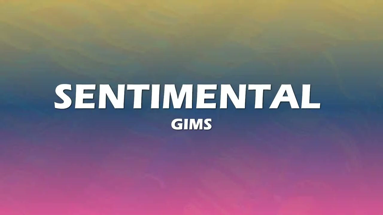 GIMS - SENTIMENTAL  (Lyrics)