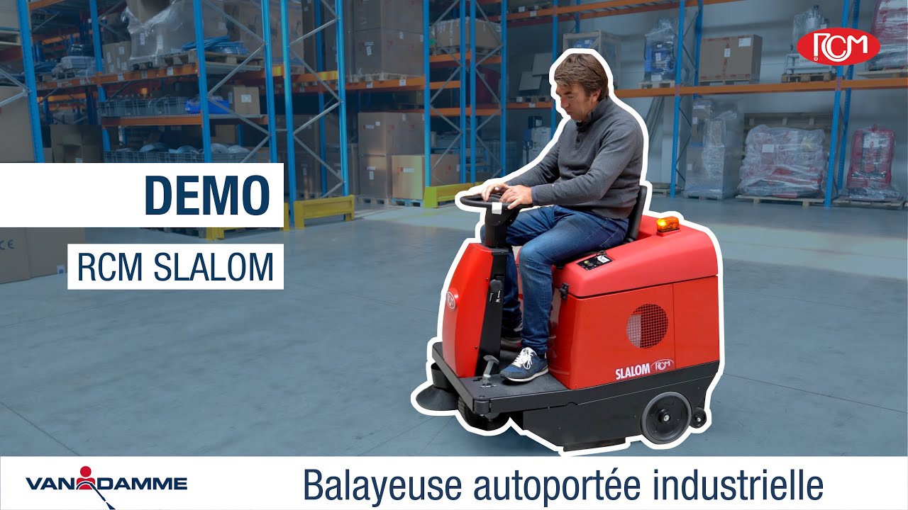 Balayeuse autoportée industrielle RCM Slalom