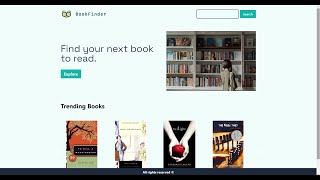 Book Finder App | ReactJS | TailwindCSS | React Router screenshot 3
