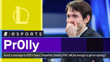 Pr0lly sends a message to H2K