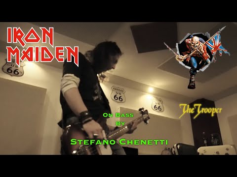 Iron Maiden - The Trooper  [Bass Cover by Stefano Chenetti from MG66]