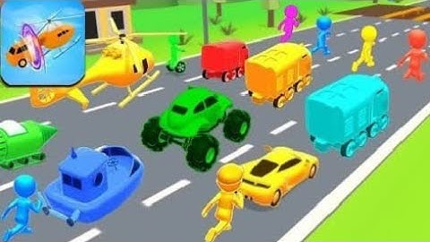 "Shape Shifting Game 🚗🚤✈️ Epic Car Boat Plane Race | Insane Gameplay 2025" Ep160