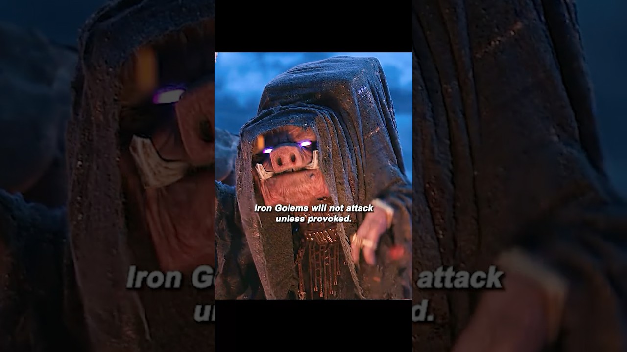 🐷⚠️ One Arrow Ruins Everything! Pig Army Triggers Iron Golem Rage | Minecraft: The Movie 💥🛡️💀