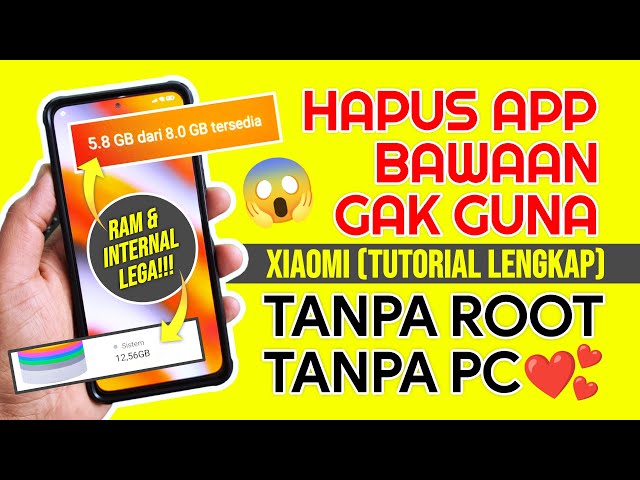 cara menghapus aplikasi bawaan xiaomi