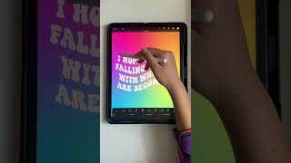 #positivevibes #3d #digitalart #drawing #ipad #procreate #procreateart #typography #rainbow