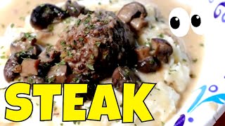 SCS HOMEMADE ANGUS RIBEYE MEATBALLS WITH RICH CREAMY MUSHROOM GRAVY