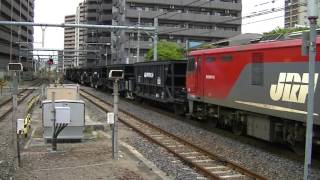 EF65-2092+EH500-43(無動力)+ムド+ホキ10000x8+コキ104-777 上尾通過