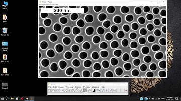 How to measure the surface porosity and SD of a nanoporous surface using ImageJ software
