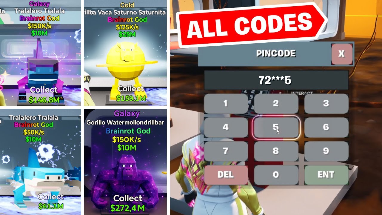 [Updated] Fortnite All Steal the Brainrot Secret Codes (All Working ...