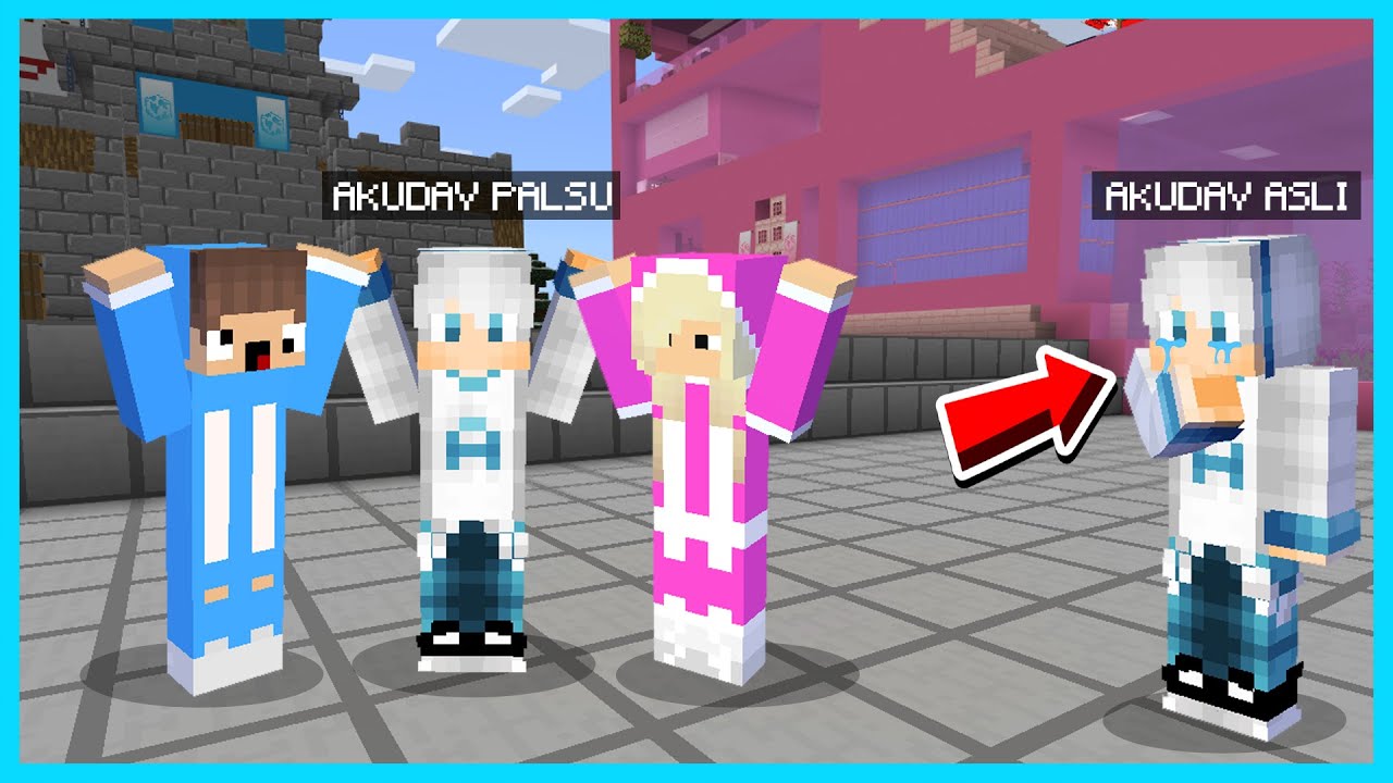 MIPAN & ZUZUZU LEBIH PILIH AKUDAV PALSU DARI PADA AKUDAV ASLI DI MINECRAFT! SEDIH BANGET