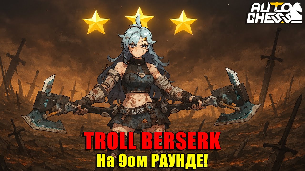 Troll Berserk на 9-м РАУНДЕ! ► Auto Chess S33