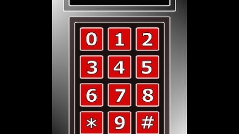 Nextion - Numeric Keypad
