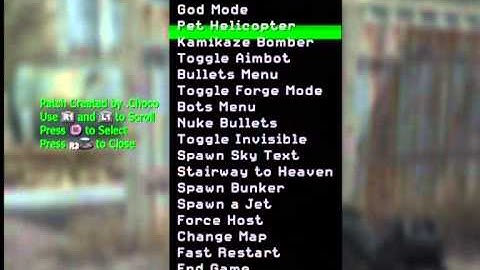 Cod4 menu hosted by me