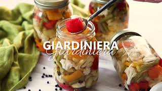 Giardiniera (Italian Pickled Vegetables)