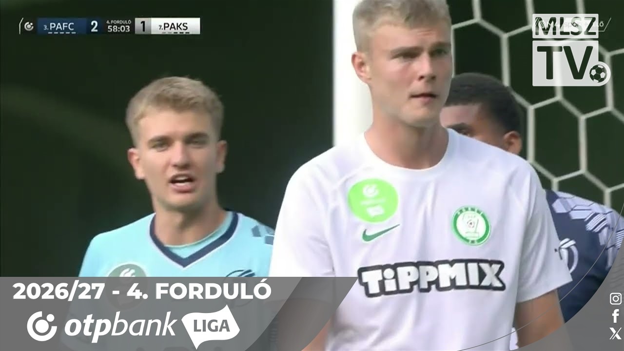 Puskás Akadémia FC – Paksi FC | 3-2 | (2-1) | OTP Bank Liga | 4. forduló | MLSZTV