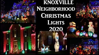 Knoxville Neighborhood Christmas Lights 2020 ( Gray Eagle Springs, Bob Gray Road)