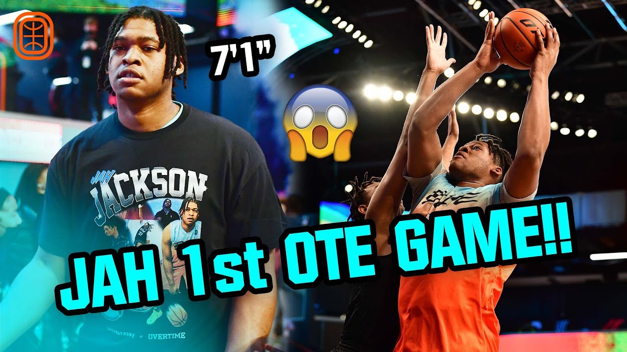 Download 7'1" Jahzare Jackson's 1st OTE Game | Full Game 🔥