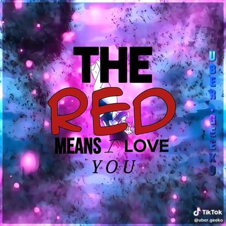 The red means i love you Toga and Uraraka - YouTube - The Red Means I Love You Anime