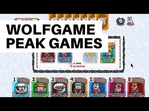 Capa de The Wolfgame "Peak Games" Launch!