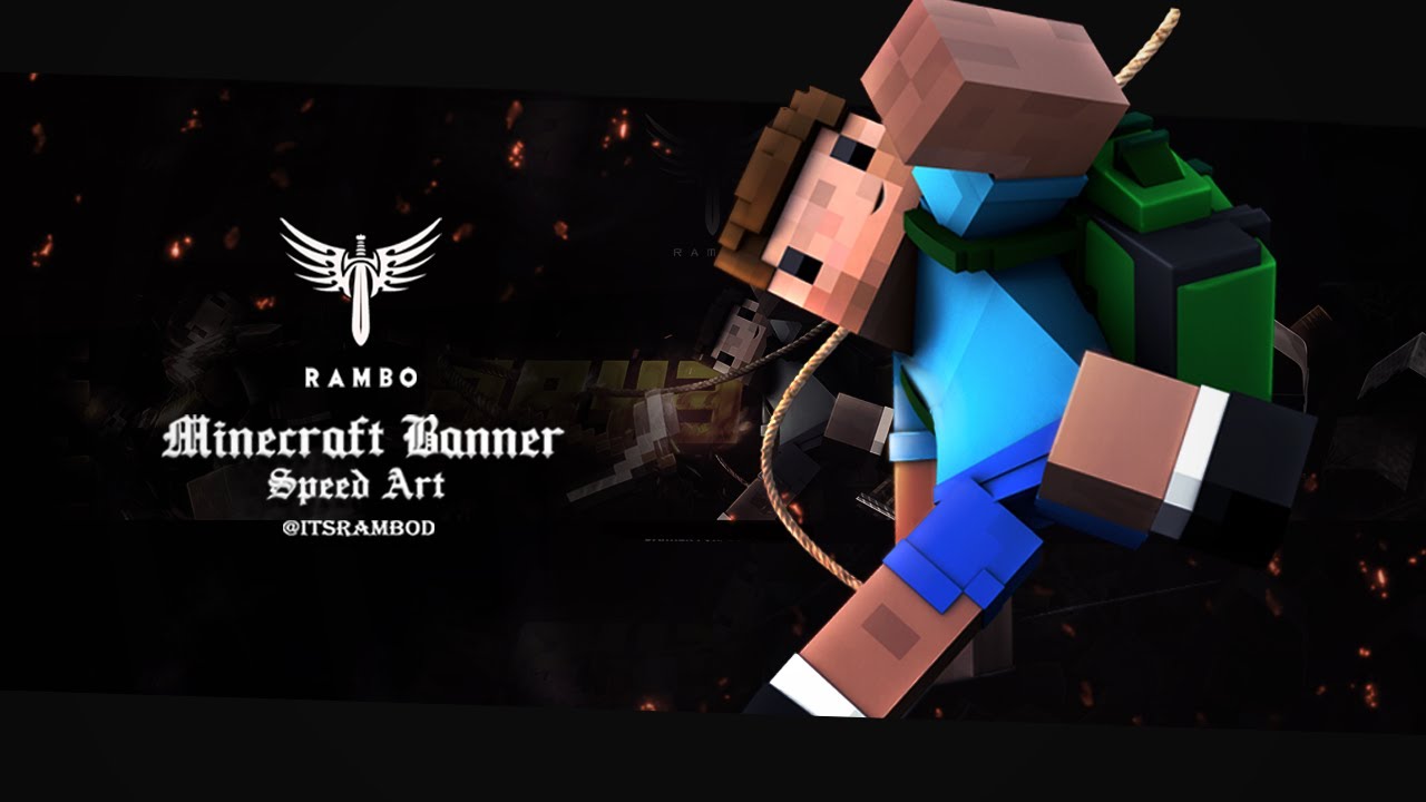 Minecraft Banner Speed Art #28 ~3By3~ - YouTube