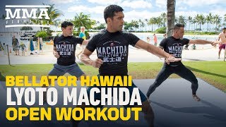 Lyoto Machida Shows Off Traditional Karate Kata at Bellator 213 Open Workouts - MMA Fighting