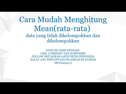 Video: Apa itu data yang tidak dikelompokkan dalam statistik?