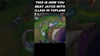 How Illaoi Stomps Jayce the Ranged Top Counter Pick #leagueoflegends#illaoi#toplane#lolshorts#gaming