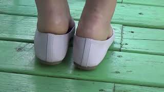 Bare Feet Under Chair Shoeplay