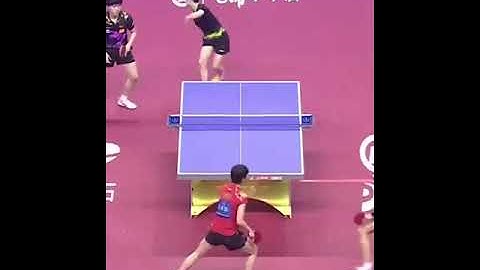 The mixed doubles final of the 2022 Chinese National #tabletennis Championships