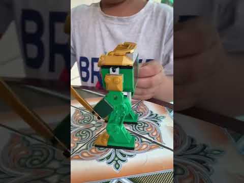 Video Hướng dẫn lắp ghép lego hình robot , lần đầu Khoai còn... - youtube