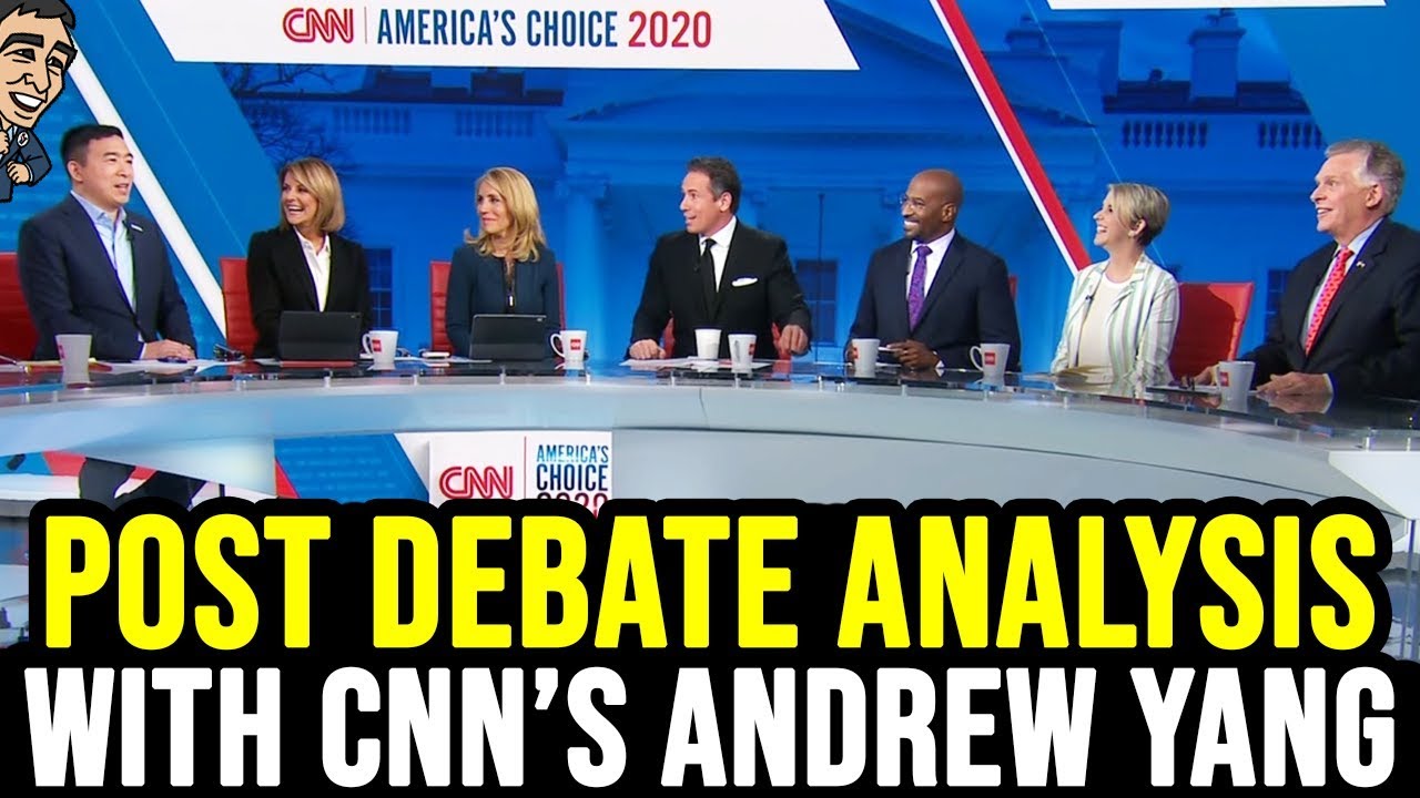 Post Debate Analysis with CNN's Andrew Yang