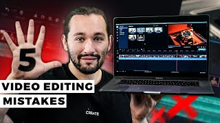 Top 5 Beginner Mistakes in Video Editing ✂ How to AVOID Them?