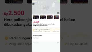 AYO SEWA AKUN FF AKU HARANYA:2500 1 JAM MURAH NAMA APK :UGGAME.NAMAAKUNYA Rana Rapa screenshot 4